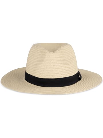 Damen Sonnenhut Medan in Natur / Schwarz