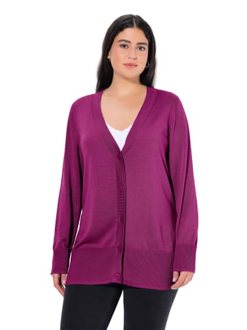 Strickjacke in beere