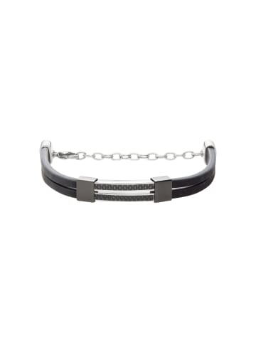 Armband b.c.6 silber, schwarz
