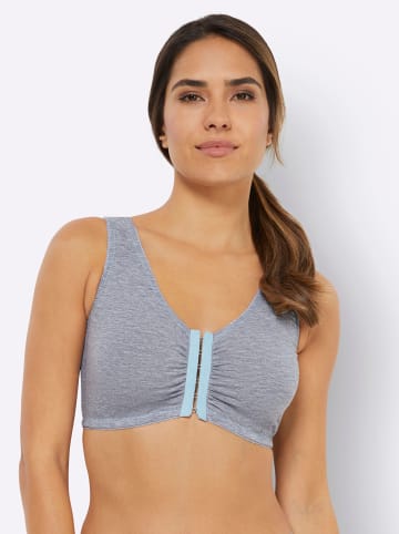 Bustier in 3x grau-melange