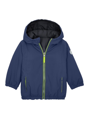 Funktionswendejacke mit Kapuze in Blau