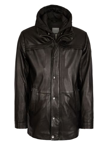 Lederjacke BUVILIO in Schwarz