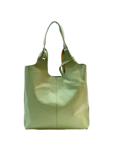 Florence Shopper Leder hellgrün ca. 37cm