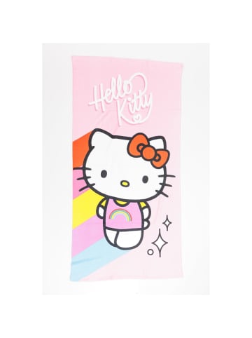 Hello Kitty Strandtuch 140x70 cm Weiches Badehandtuch für Fans in Mehrfarbig