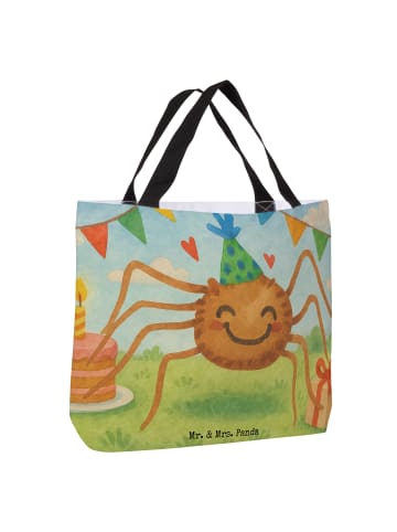 Tote Bag Spinne Agathe Party Design ohne Spruch in Weiß