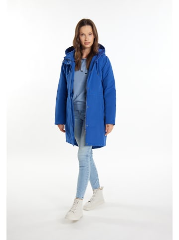 Damen Wattierter Kurzmantel in Blau