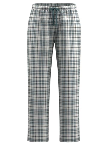 Lange-Hose Zamora in grün-mittel-Karo