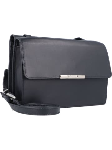 Helena Clutch Geldbörse RFID Leder 17,5 cm blau