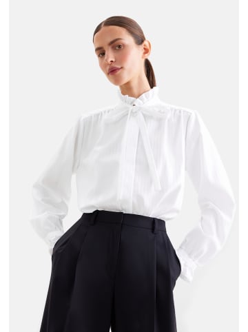 Ausgestellte Bluse Regular in Weiß