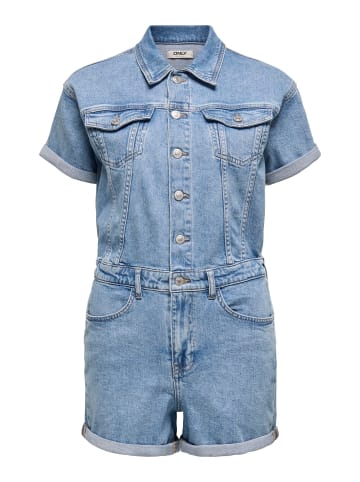 Jeans-Jumpsuit in Light Blue Denim