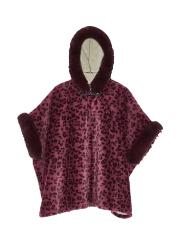 Damen Poncho in Lila