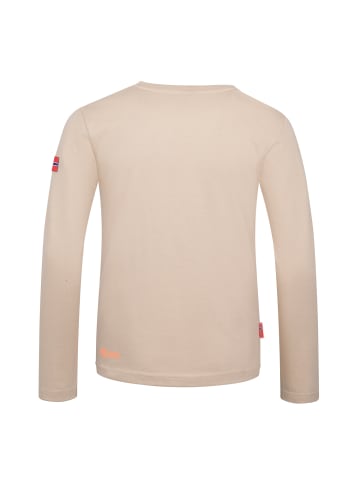 Langarm-Shirt Halsafjord (GOTS) in cashew