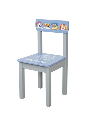 Paw Patrol Kinderstuhl, Holz Grau/Blau, ab 18 Mon., mit Helden-Motiv