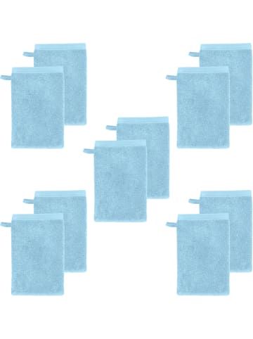 Frottier Waschhandschuh 10er-Pack Heidenheim in bleu