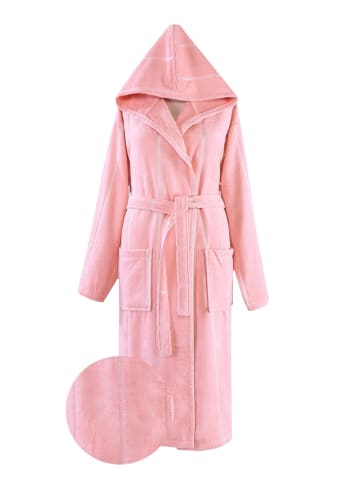 Bademantel ELEGANCE in Rosa