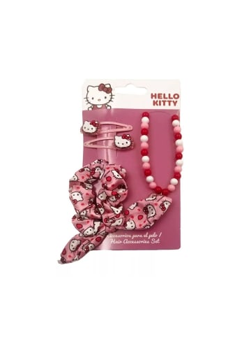 Pink Halsketten- und Haaraccessoire-Set