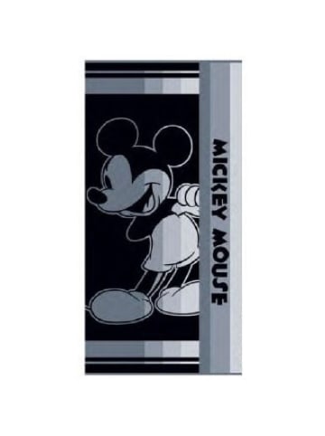 Disney Mickey Mouse Badehandtuch – Strandtuch 70x140 cm für Kinder in Schwarz