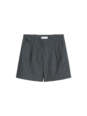 Nadelstreifen-Shorts regular in Dark Grey