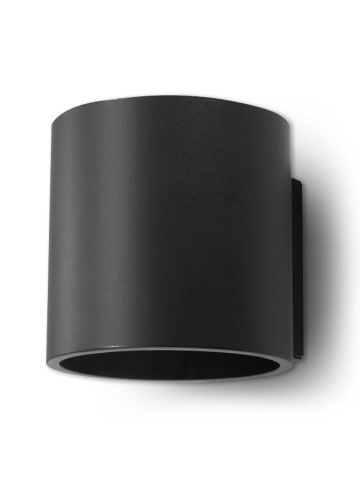 Wandleuchte RODA 1 in Schwarz aluminium Ø runde Lampe loft G9 LED NICE LAMPS