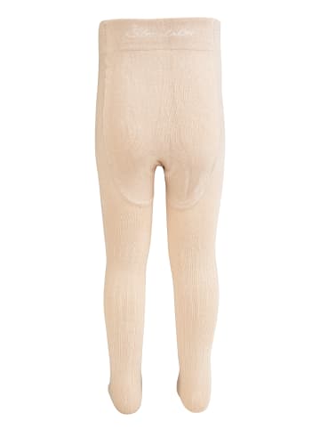 Strumpfhose Rippe in beige