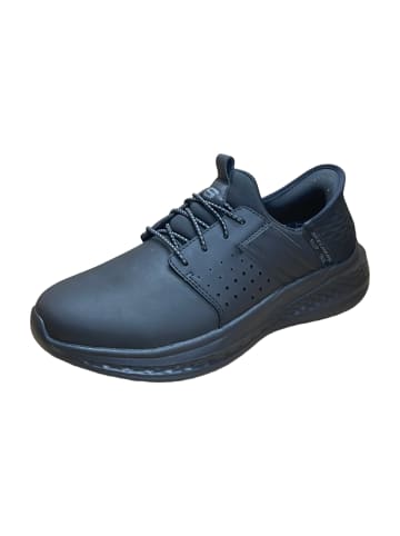 Sportliche Slipper in Schwarz