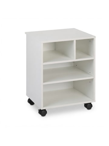 Rollcontainer in Weiß - (B)40 x (H)49 x (T)30 cm
