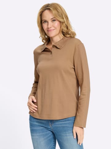 Sweatshirt in camel