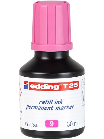 Nachfülltinte edding T 25 für edding Permanentmarker 30ml rosa