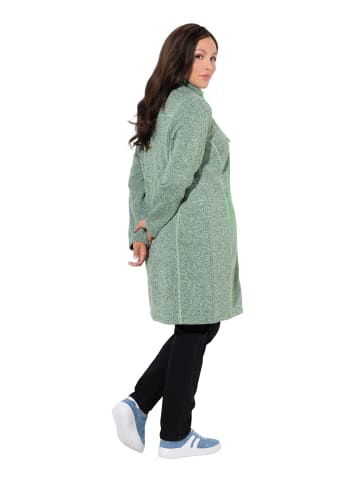 Sweatjacke in apfelgrün