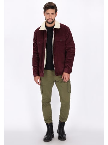 Men Jacket in burgundy
