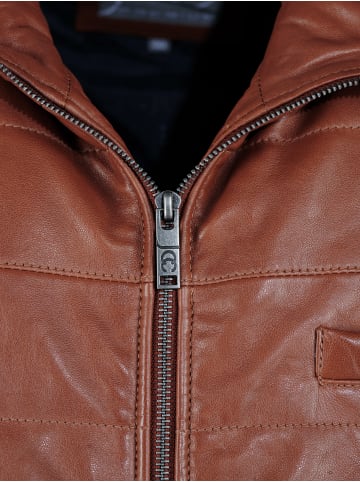 Lederweste 3102179 in cognac