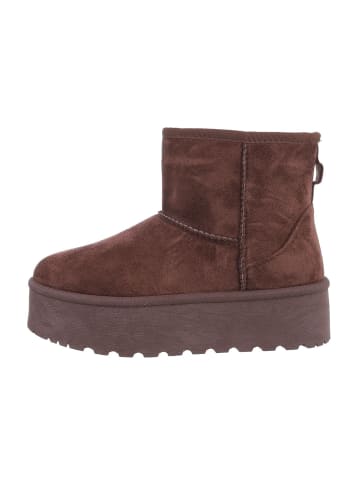 Stiefelette in Braun