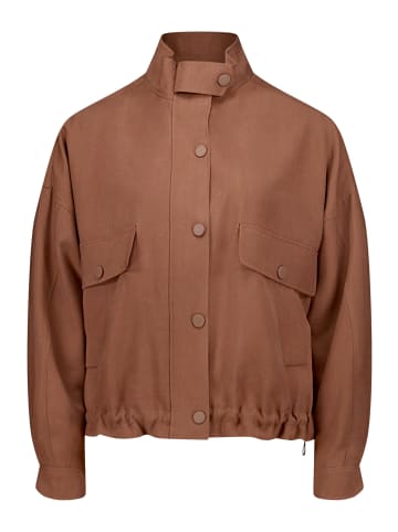 Blouson langarm in Dark Coffee