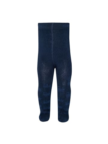 Thermo Strumpfhose Eisenbahn in navy