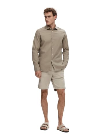 Short SLHSLIM-MILES FLEX slim in Beige