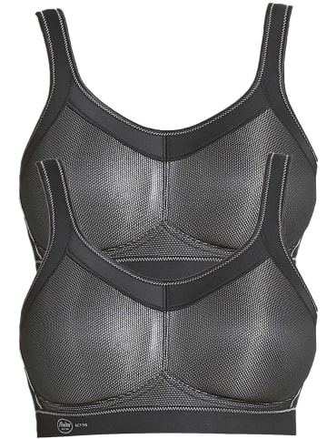 Sport BH momentum in Schwarz schwarz