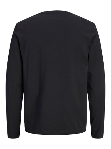 Langarm-T-Shirt in Black