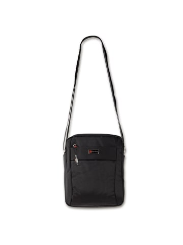 Umhängetasche Polyester schwarz ca. 22cm