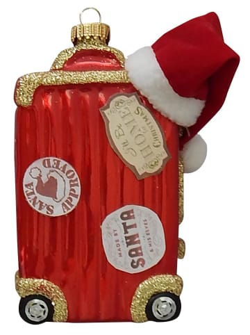 Baumschmuck-Glasornament in Rot