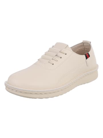 Halbschuh in Creme