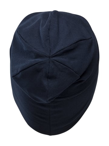 OCS Beanie uni in marineblau