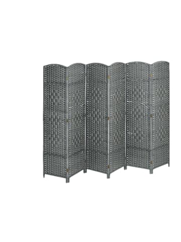 Paravent in Grau - (B)241 x (H)170 cm