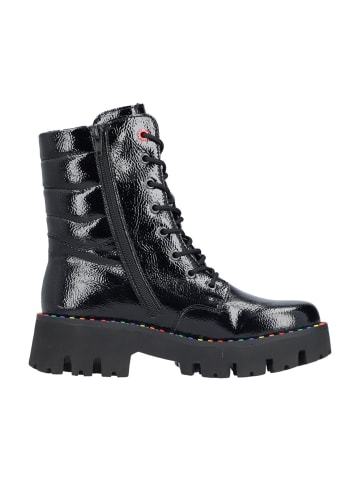 Schnürboots in Schwarz