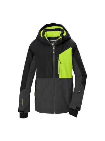 Skijacke mit Kapuze in Schwarz0110