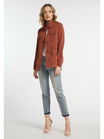Damen Fieldjacket in Ziegelrot
