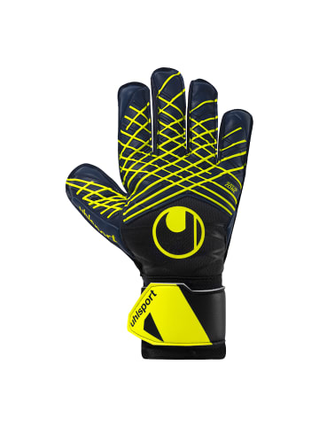 Torwarthandschuhe Prediction Soft Pro in marine/weiß/fluo gelb