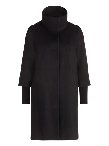 Kurzmantel mit Stehkragen in Black Beauty