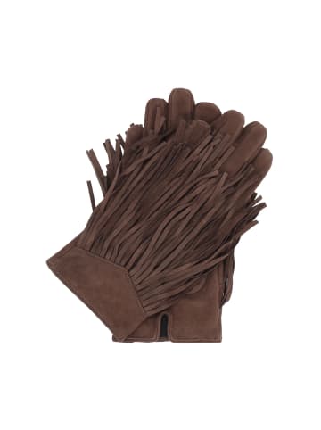 Handschuhe (Echt-Leder) in Braun