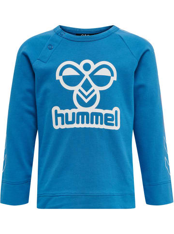 Druckknopf T-Shirt Raglanärmel Hmlcody Jungen in VALLARTA BLUE
