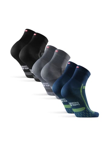 Socken Long Distance Quarter in Multicolor